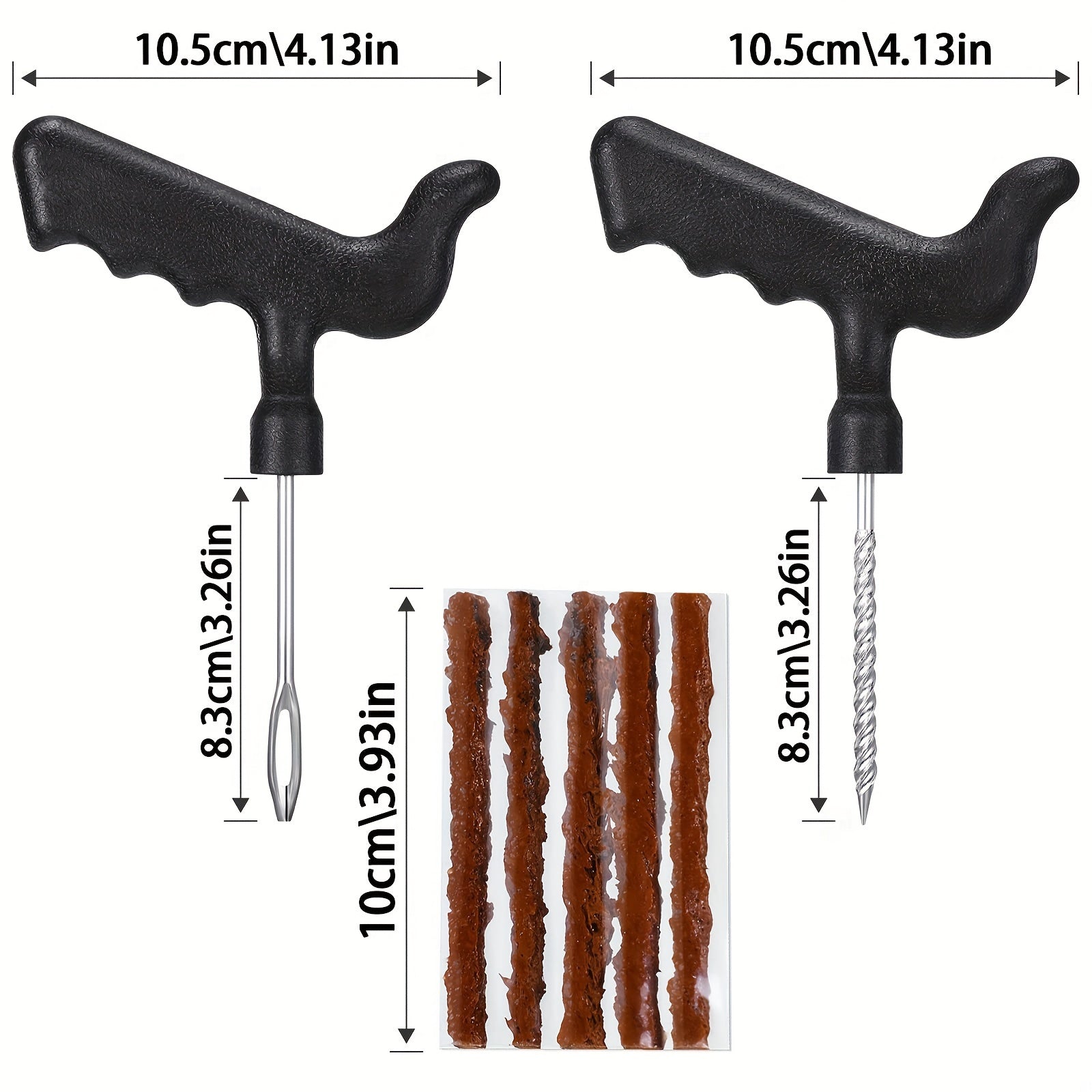 Tubeless Tire Repair Kit Auto Tire Plug Tool for Car Truck RV Trailer Punctures