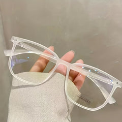 Men's Wooden Frame Glasses Retro Anti Light Reading Casual Eyeglasses