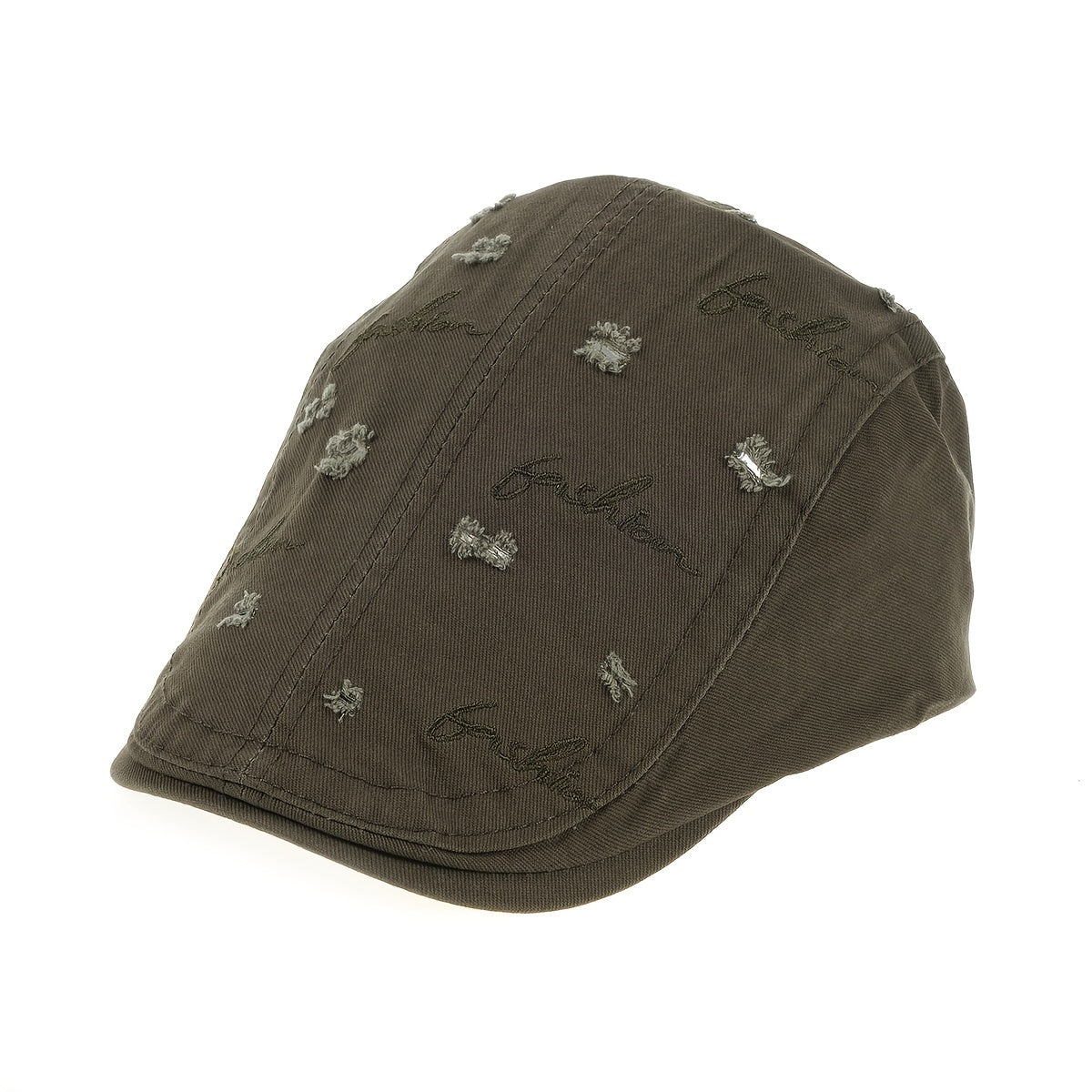 Spring Autumn Hole Beret Peaked Cap for Men Women