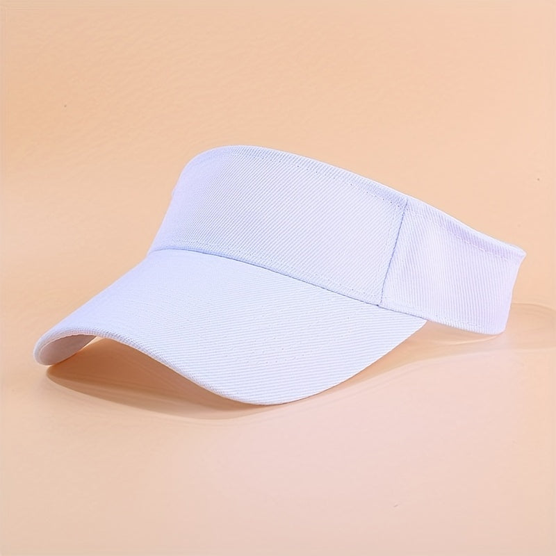 Candy Sports Visor Hat Lightweight Casual Solid Sun Hat Unisex