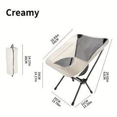 Outdoor Folding Moon Chair Portable Casual Chair For Fishing