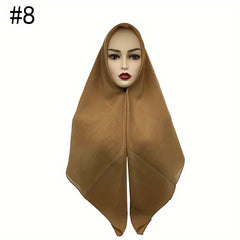 109 Square Hijab Scarf Women Solid Soft Head Scarf Shawls Classic Bandana