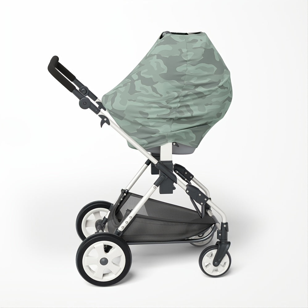 Hunter Camo 4-in-1 Baby Car Seat Cover & Canopy