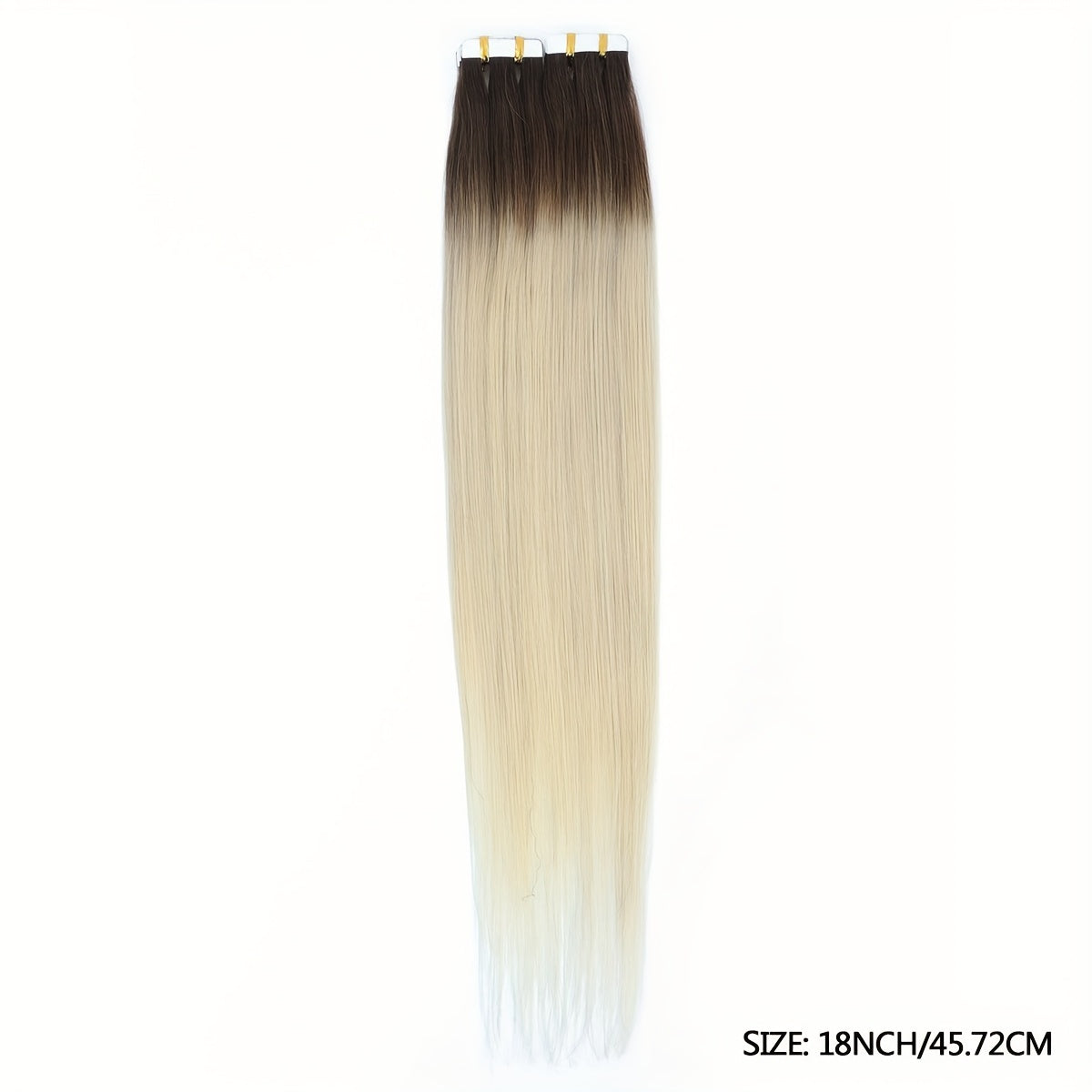 20pcs Ombre Tape In Human Hair Extensions Seamless Straight