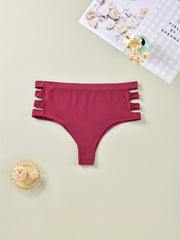 3 Pack Plus Size Panties Set Solid Seamless High Rise