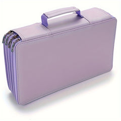 Large Capacity Pencil Case Purple Lake Pencil Holder Bag