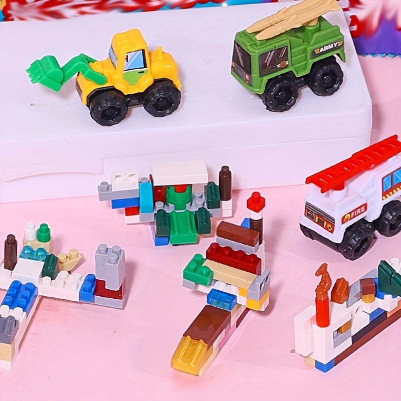 Small Car Building Blocks Toy Puzzle - Parent Child Interactive Toy