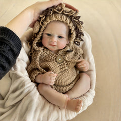 Adorable 46 Lifelike Boy Reborn Doll with Realistic Features & Accessories