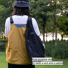 Quick Drying Waistcoat Satchel for Outdoor Camping Fishing