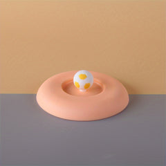 Football Decor Reusable Silicone Cup Cover, Suction Cup Lid