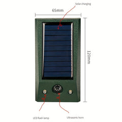 Ultrasonic Solar Animal Repeller Waterproof & Dustproof