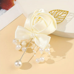 Simulation Bridal Brooch Pin Flower Decoration for Wedding