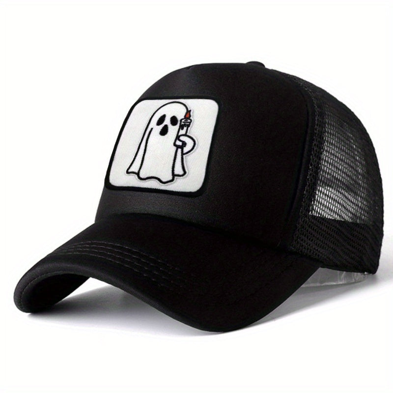 Halloween Element Embroidered Pattern Peaked Hat Baseball Cap