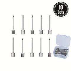 30pcs Stainless Steel Ball Pump Needles with Storage Box for Sports Balls