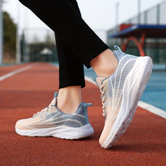 Breathable Lightweight Running Shoes for Women with Ombre Design