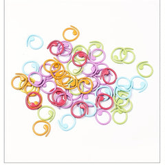 60pcs Knitted Mark Opening Ring Crochet Stitch Mark Braided Knitting Sewing Mark