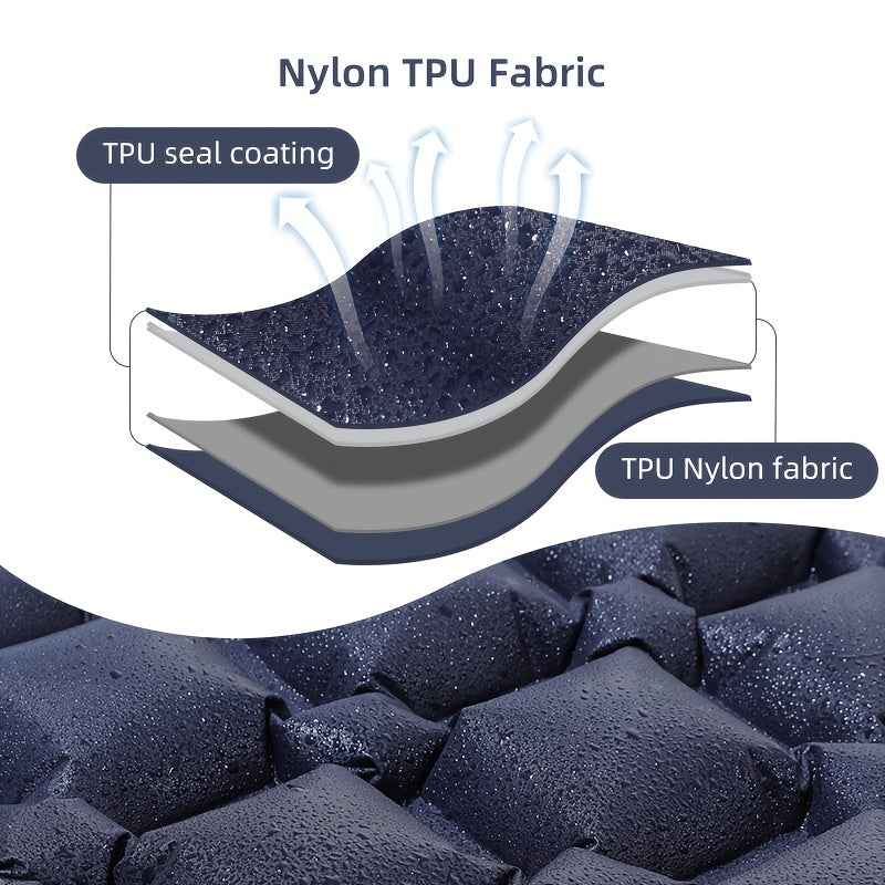 Ultralight Outdoor Sleeping Pad with Built-in Inflator Pump