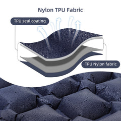 Ultralight Outdoor Sleeping Pad with Built-in Inflator Pump