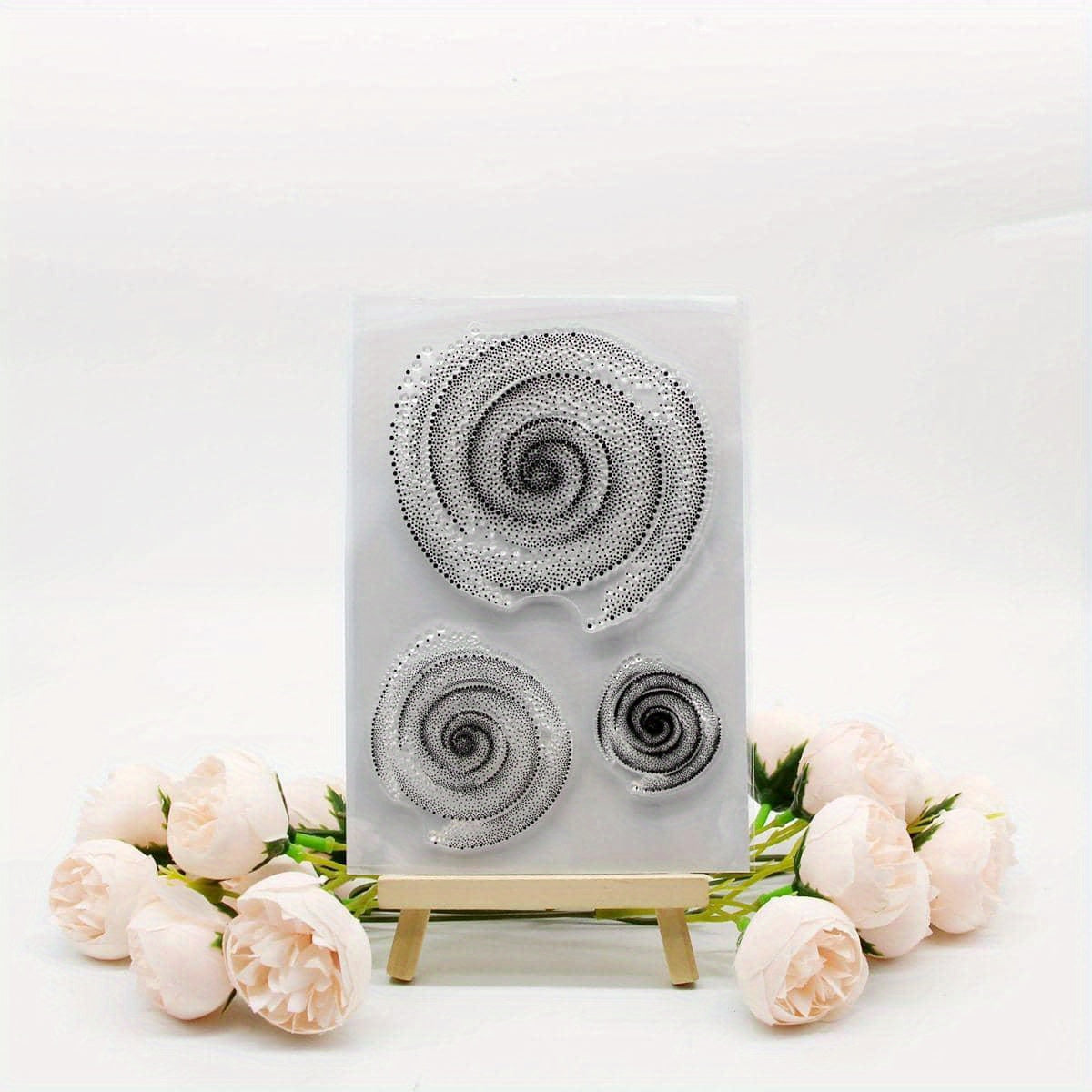 1pc Background DIY Scrapbooking Silicone Stamp