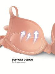 Lace Push Up Bra Comfy & Breathable Women's Lingerie