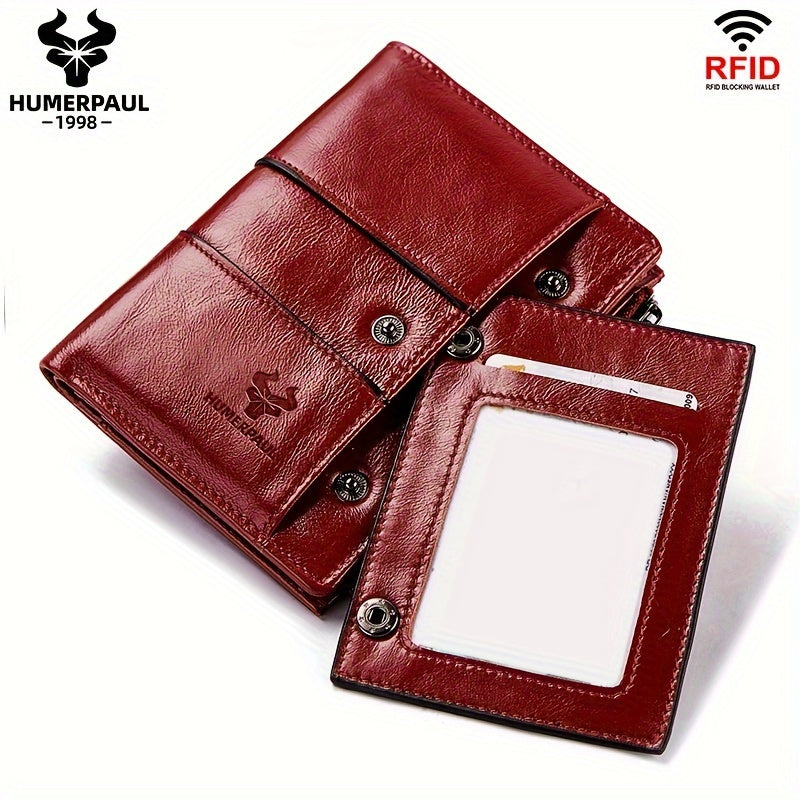 Large Capacity Leather Wallet for Women and Couples