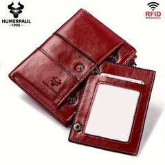 Large Capacity Leather Wallet for Women and Couples