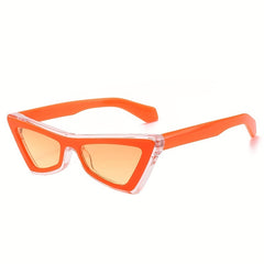 Y2K Cat Eye Sunglasses Gradient Glasses For Travel Beach Party Club