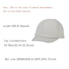 Khaki Embossed Baseball Cap Lightweight Women's Sports Hat