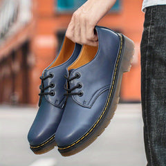 Men's Lace-Up Derby Shoes Business Wedding Dark Academia