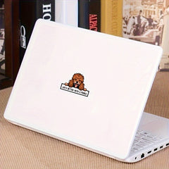 Poodles Reflective Car Window Stickers