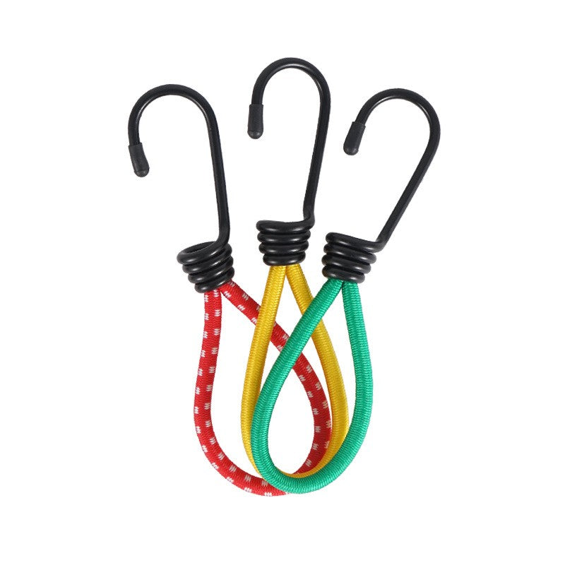 Heavy Duty 3pcs Bungee Cords With Hooks For Tarps Tents Trucks Boats
