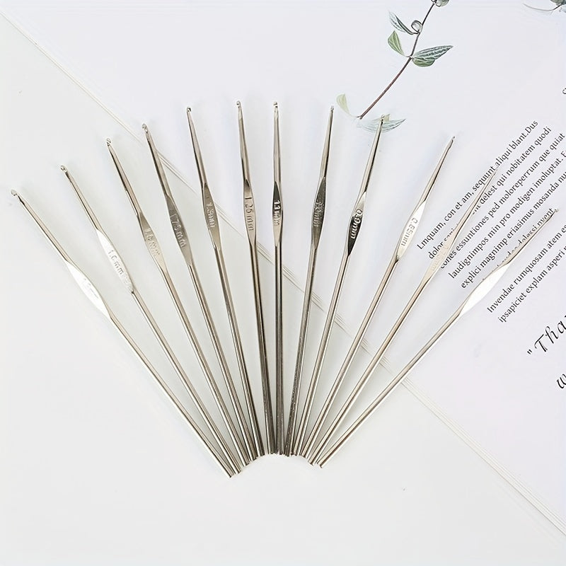 12pcs 22pcs Metal Crochet Needles Convenient Sweater Woven Crochet Tools Set