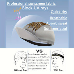 Retro Quick drying Cycling Cap Sweat absorbent Outdoor Sports Hat