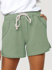 Drawstring Waist Shorts for Women - Casual Summer & Spring Shorts