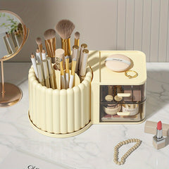 360 Degree Rotating Makeup Brush Storage Box