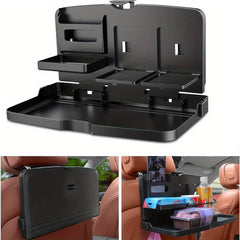 Multifunctional Car Back Seat Tray Table - Portable Foldable Desk