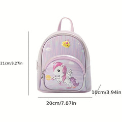 Unicorn Pattern Backpack for Kindergarten Princess Girls
