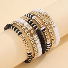 Friendship Necklace Bracelet Making Kit Clay Beads Golden Beads DIY Craft