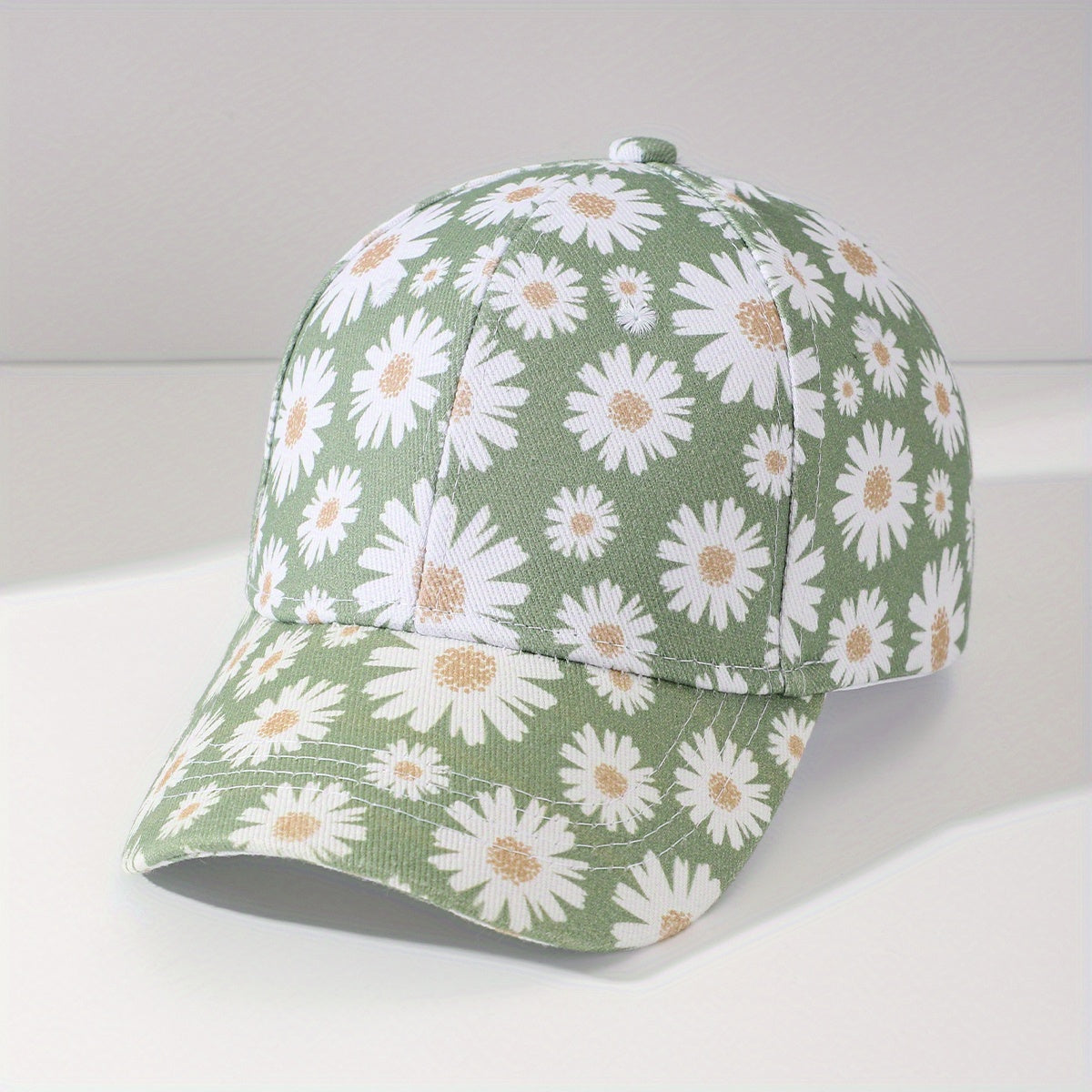Men's Flower Sun Hat Baseball Cap for Running Outdoor Activities