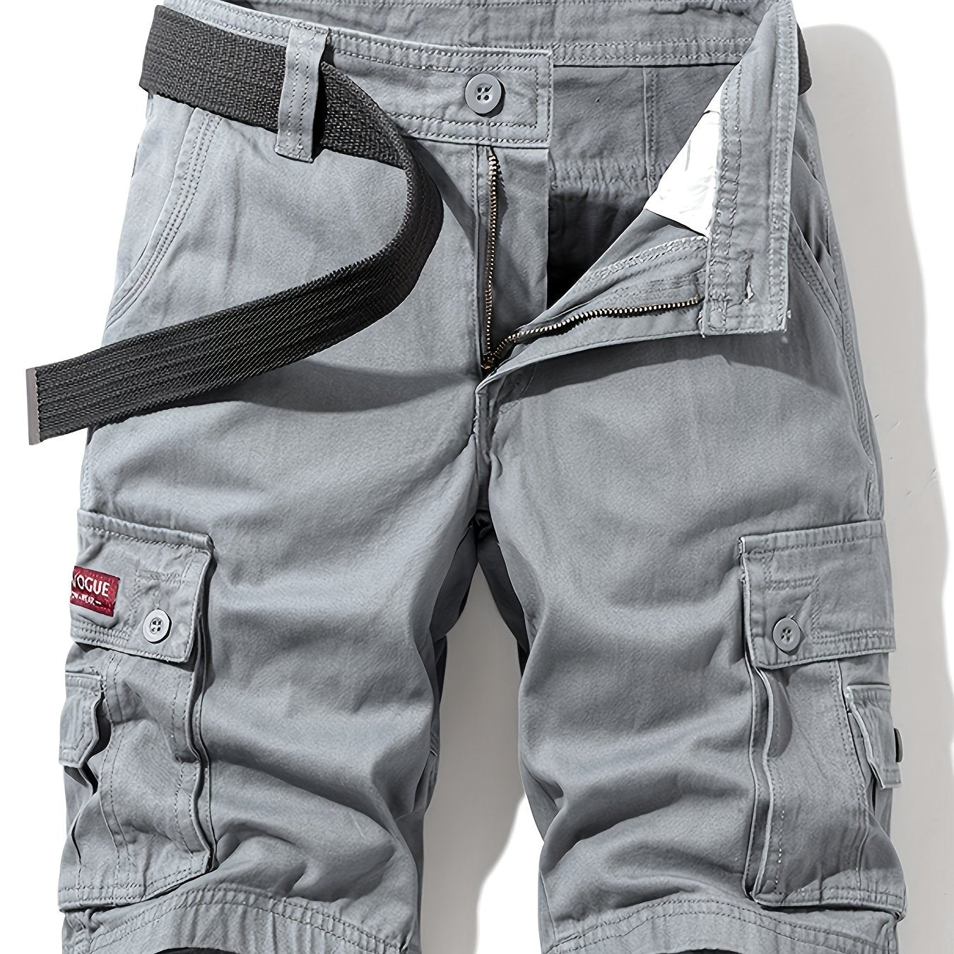 Men's Drawstring Cargo Shorts for Summer Outdoor
