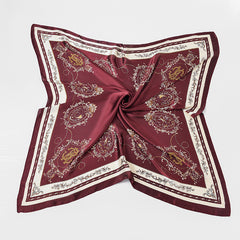 Silk Like Scarf Bandana Square Silk Like Hair Scarves And Wraps
