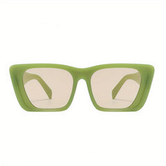 Y2K Jelly Square Sunglasses UV400 Beach Party Shades