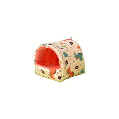 Dinosaur Plush Pet Hamster Nest For Small And Medium Hamsters