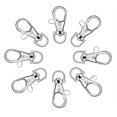 10pcs Lobster Clasps Kit For Keychain Making Metal Buckle Hook Lobster Claw