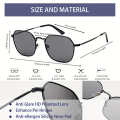 Vintage Polarized Sunglasses UV400 Anti Glare Coating