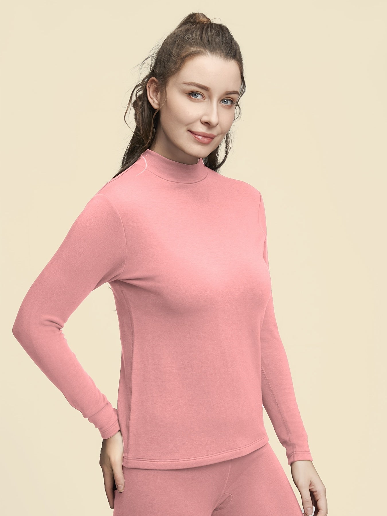 Soft Thermal Underwear Long Sleeve Top Women's Lingerie