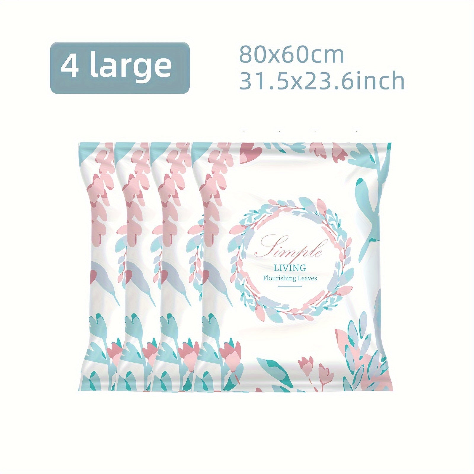 6pcs Vacuum Compression Storage Bag for Clothes Blankets Shirts
