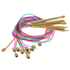 12pcs Tunisian Crochet Hooks Set 47inch Bamboo Crochet Hooks Size 3 10mm Afghan