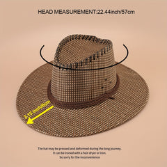 Summer Straw Western Cowboy Hat