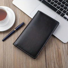 Leather Business Card Holder Book 240 Card Capacity